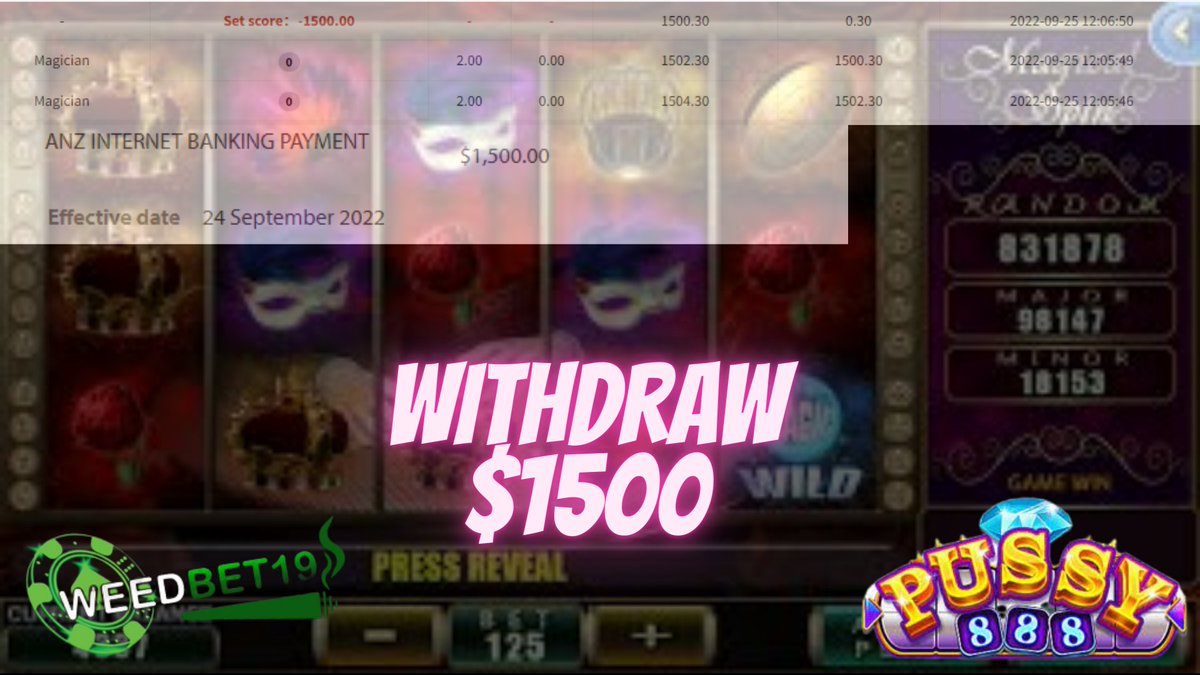 weedbet19's tweet photo. 🎉Congratulation To Weedbet19 Member Get Withdraw🎉

💨 Platform : Pussy888
💨 Game : Magician
💨 Deposit : $50
💨 Withdraw : $1500

Join us now and become the next winner💓
WhatsApp CS1 : https://t.co/bORMXkxb0s https://t.co/7Prr7TCNLS