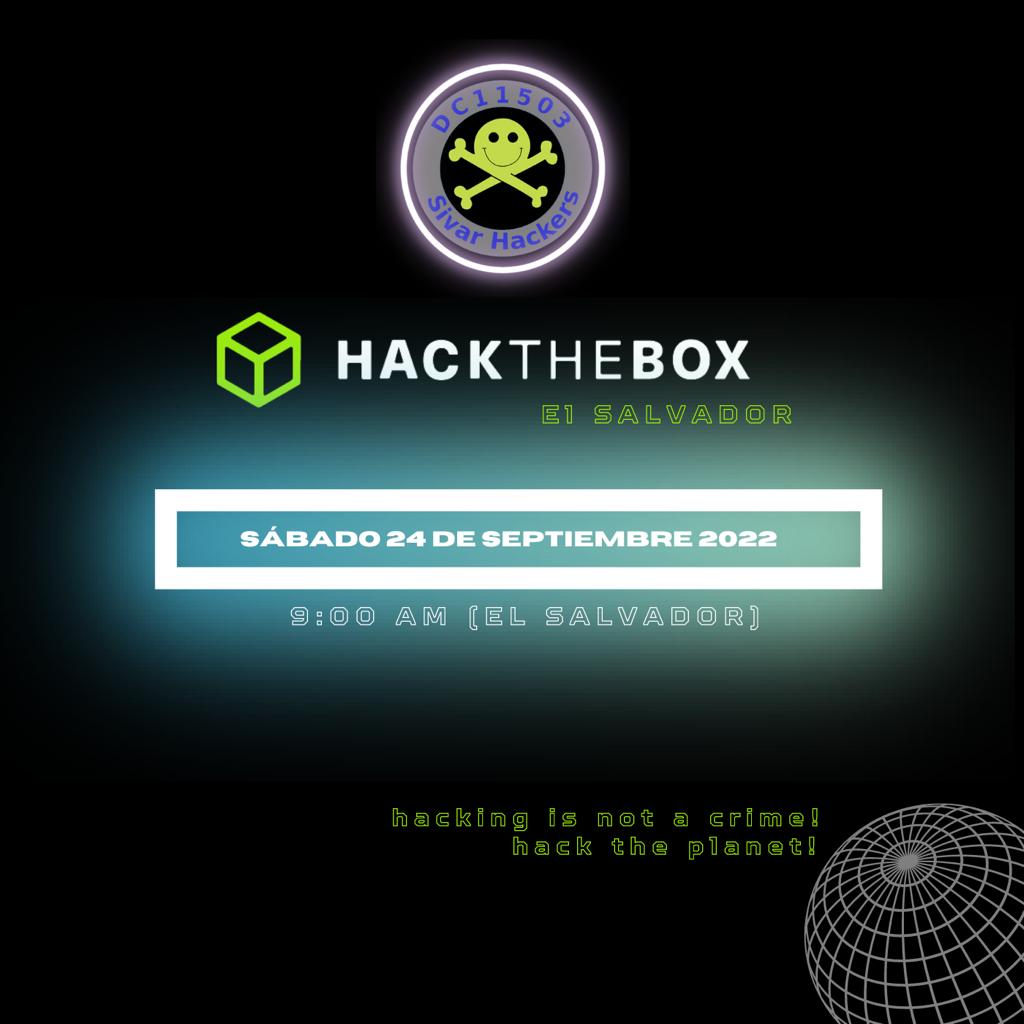 dc11503's tweet photo. Primer HackTheBox MeetupSV https://t.co/L0EdjwiDMe
ID: 87817043934
Password: f0Wtm6
https://t.co/8OUhFN0qMC https://t.co/K1OUd8M9gD