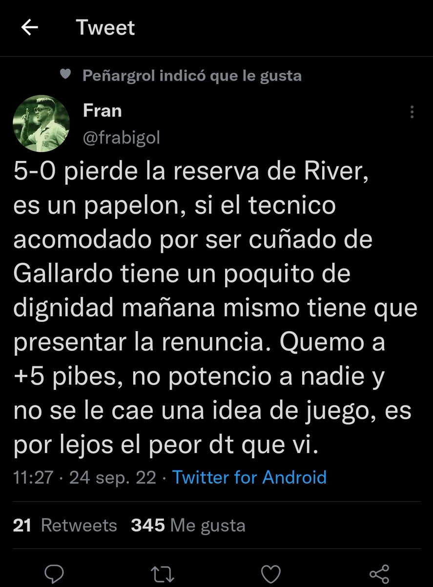 notne7a's tweet photo. Mira si Román pone al cuñado de DT de la reserva lo que dirían. Lo quisieron sepultar por poner glorias de Boca (que van primeros en la tabla general de inferiores). Gallardo es la persona más protegida del futbol argentino. https://t.co/V1Wo73jx61