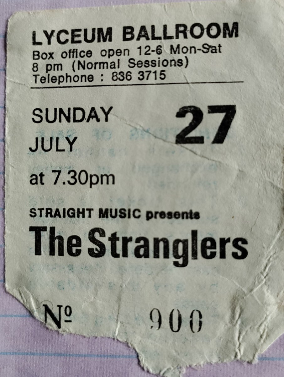 kona338's tweet photo. The Stranglers - 1980. I was 17.
Setlist was mainly from The Raven and The Gospel According To The Meninblack. Support from Hazel O'Conner. Belter of a gig.
@NewWaveAndPunk @clairy07wairy @soniceinparis @StranglersSite https://t.co/quqWk8jUgG
