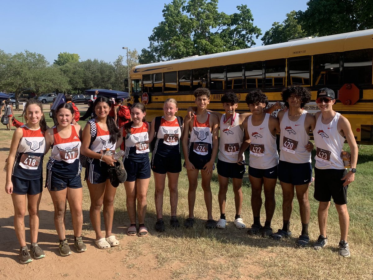 Great run for the Bush XC team. Everyone made great progress with running their personal best times. #bushXCfamily 
<a href="/Bush_Athletics/">Bush High School Athletics</a> <a href="/BHS_Broncos/">George Bush High School</a>