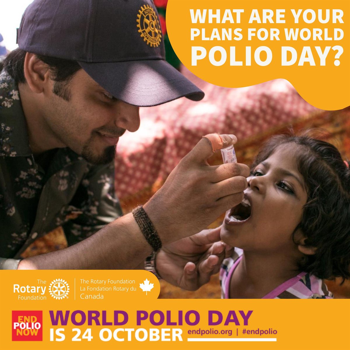 RotaryDist6990's tweet photo. The month of October is just 1 week away and we will come together to End Polio. As Rotarians our mission is to raise as much funds to help those suffering from Polio. So whose with us ? Let’s END POLIO NOW ! https://t.co/gIYjXQzXke