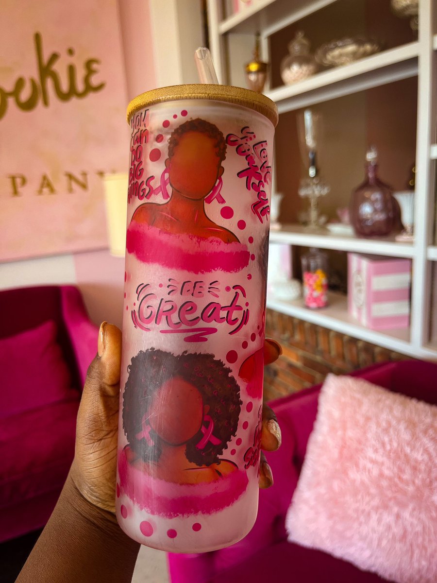 simplycraftybee's tweet photo. I drew this in honor of Pinktober 💖💅🏾 https://t.co/btWB7vMtki