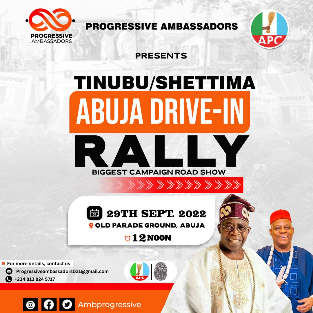 Education is the greatest weapon against poverty. We cannot innovate without education. We need a leader that is a thinker and a doer.”

#AbujaDrive4BATSHET