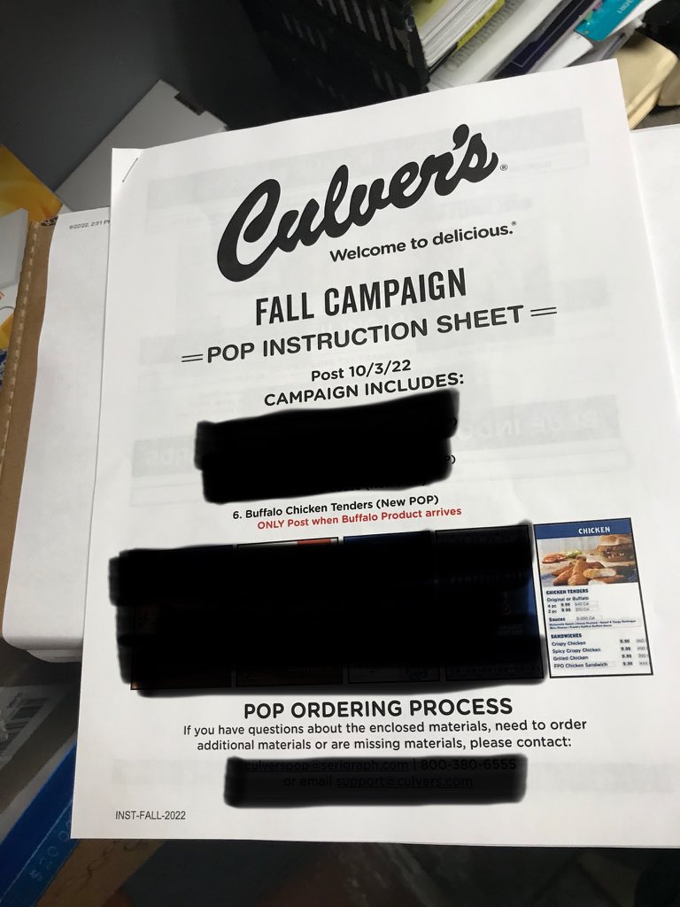 Culver’s Buffalo Tender Tracker tweet media