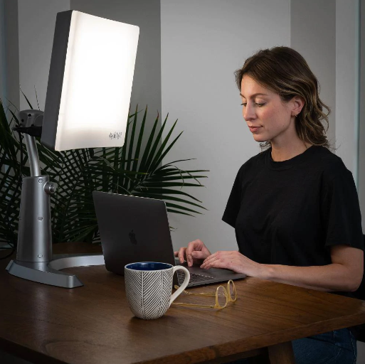 A tip for treating SAD is using light from a light box. Bright light therapy can help reduce the effect of seasonal depression as the light simulates sunlight.