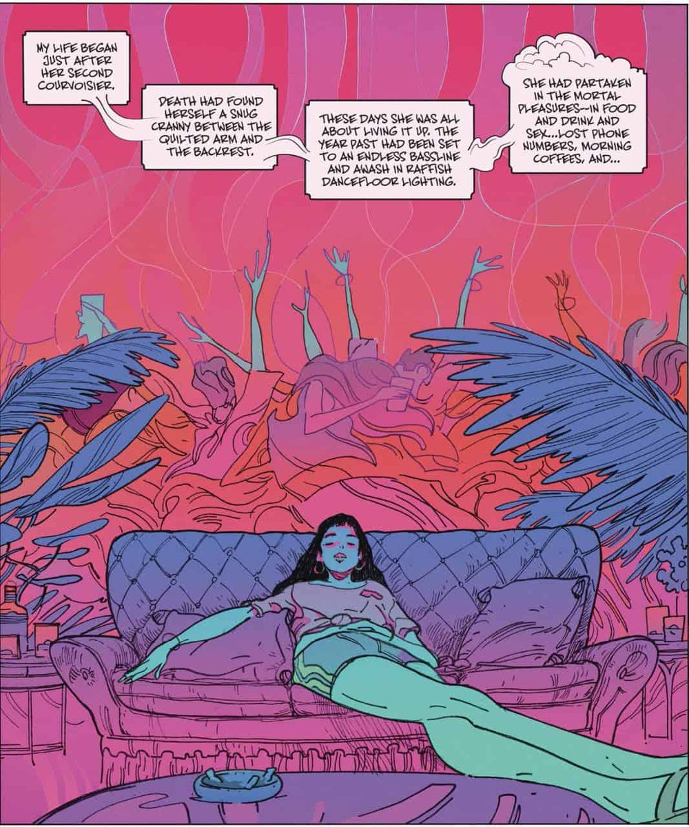 ComicsOlogie's tweet photo. -la vie. On parle du deuil, des souvenirs qu'un être laisse derrière lui et c'est finement dessiné par Andrade et magistralement raconté par Ram V.

Un comics à lire absolument ! https://t.co/yTU7gZhDom