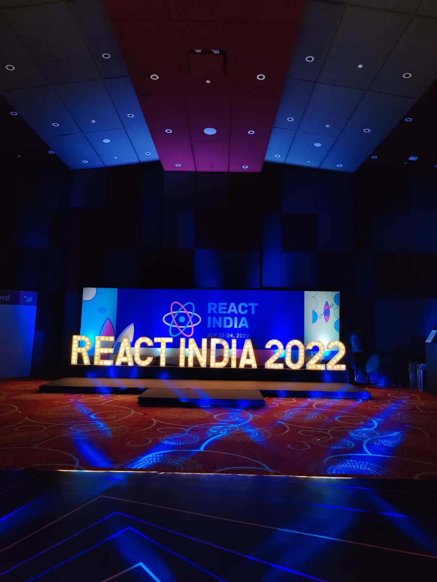 react_india's tweet image. Afterparty starting now!!!!

#reactindia2022