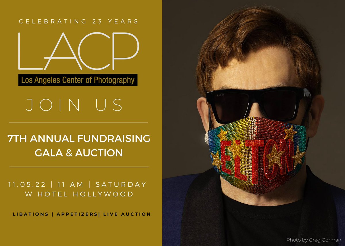 lacenterofphoto's tweet photo. YOU'RE INVITED! Fundraising Gala &amp; Auction - November 5th! 📸 Get your tickets! - https://t.co/rmexySheI0 https://t.co/Vx1gJetwR4