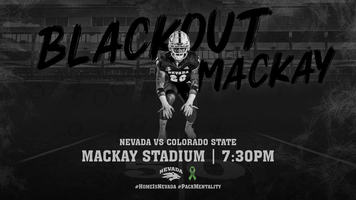 NevadaFootball's tweet photo. 𝐁𝐋𝐀𝐂𝐊𝐎𝐔𝐓 𝐌𝐀𝐂𝐊𝐀𝐘

Oct. 7. Colorado State. Wear your ⚫

🔗 https://t.co/2Yh8Se6OMn

🎟️ ➡️ https://t.co/TsVAmaM5R2

#BattleBorn // #HomeIsNevada https://t.co/vAsAIZn4ll