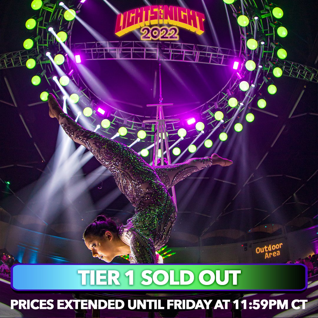 LightsAllNight's tweet photo. TIER 1 IS OFFICIALLY SOLD OUT 🚨 

One last chance, prices extended to Friday... https://t.co/arx87PE6mr https://t.co/yjDcKRZol6