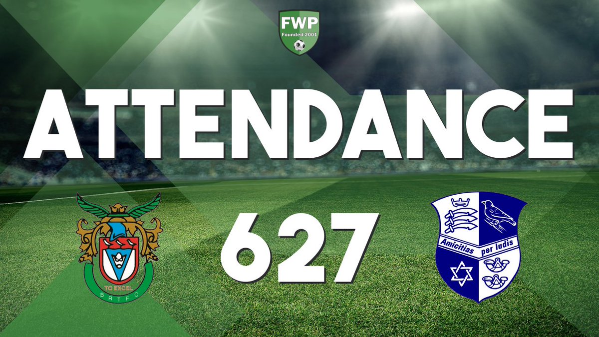 ATTENDANCE: Bognor Regis Town v Wingate &amp; Finchley - 627 #IsthmianLeague