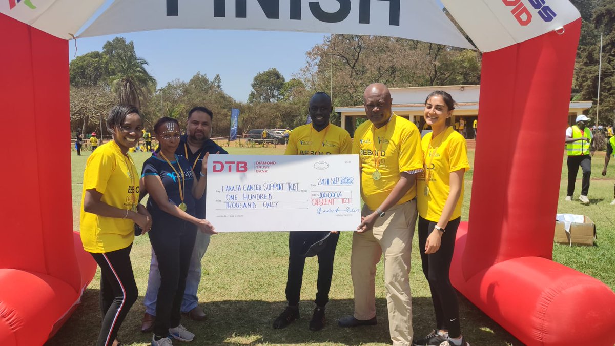 CrescentechLtd's tweet photo. #Crescentech Team Participated in Noble cause BE BOLD GO GOLD to support children with cancer in Kenya.
@farajatrust #farajacancersupport https://t.co/X6ChuD8Mle