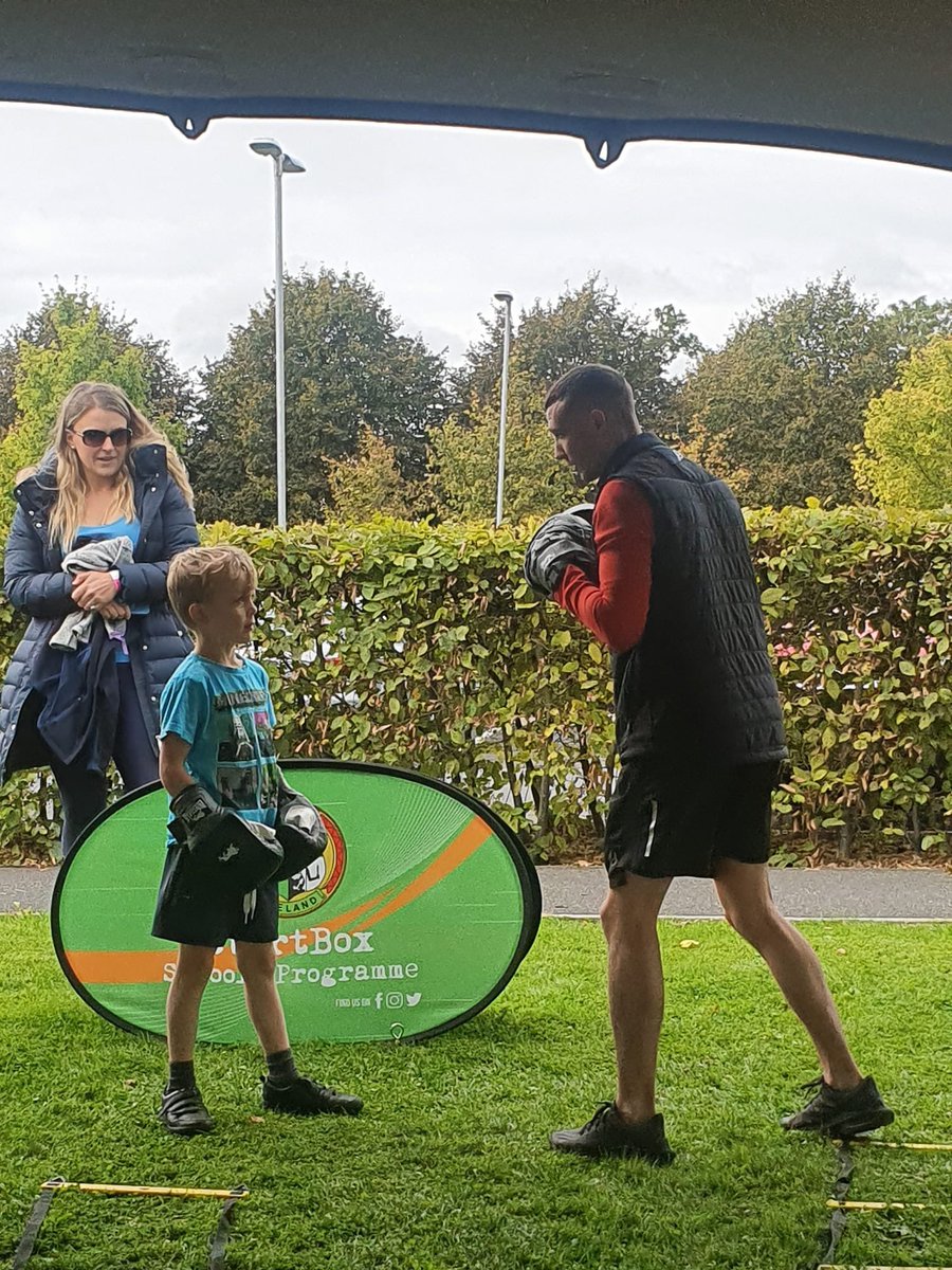 Great morning promoting boxing at the Be Active Festival getting kids and parents involved, with a huge range of sports! <a href="/paddy_gal/">Paddy Gallagher</a> <a href="/IABABOXING/">IABA</a> <a href="/Liam_Corr21/">Liam Corr</a> <a href="/sportireland/">Sport Ireland</a> <a href="/SportIreCampus/">Sport Ireland Campus</a> 
#sportireland 
#IABA 
#beactive