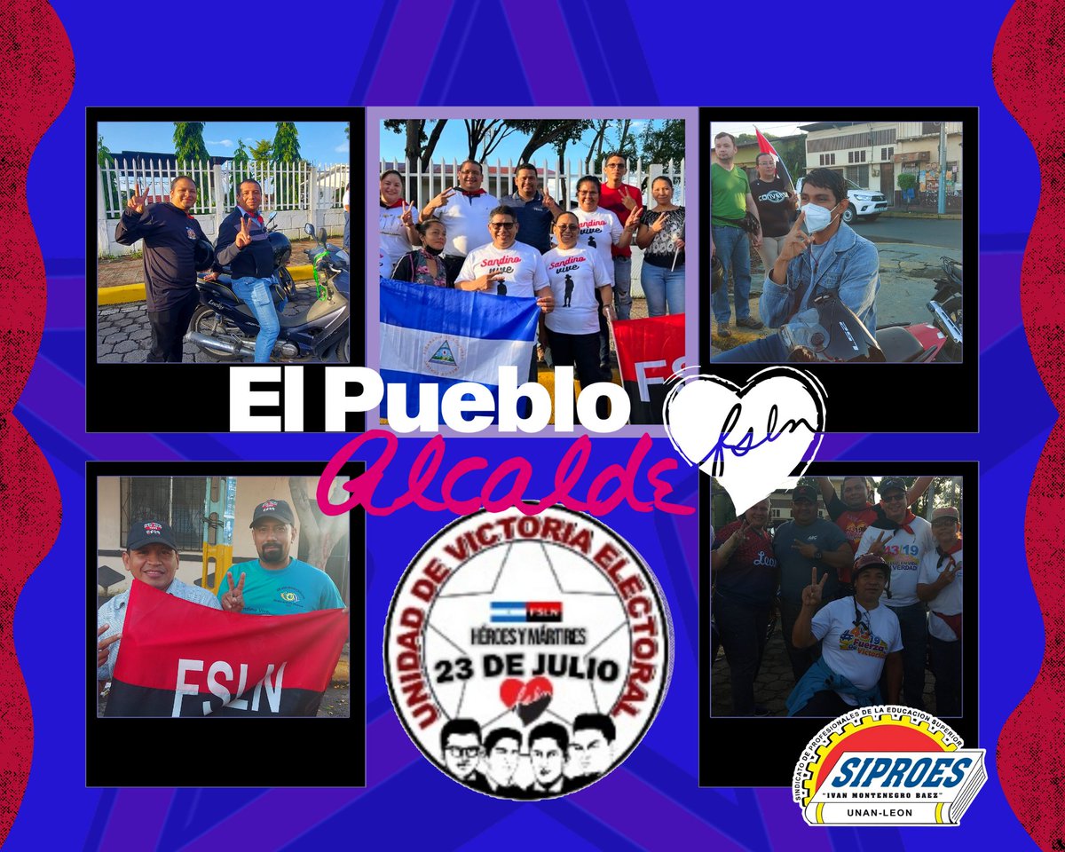 siproesunanleon's tweet photo. Buenosss díassss. Seguimos confirmando los logros y reivindicaciones de nuestro buen gobierno para nuestro pueblo. Somos continuidad de las Victorias,  Siempre Adelante, Somos Pueblo Presidente.
#HayPatriaHayPaz 
#UnidosEnVictorias 
#LeonRevolucion https://t.co/u97jeQFUgy