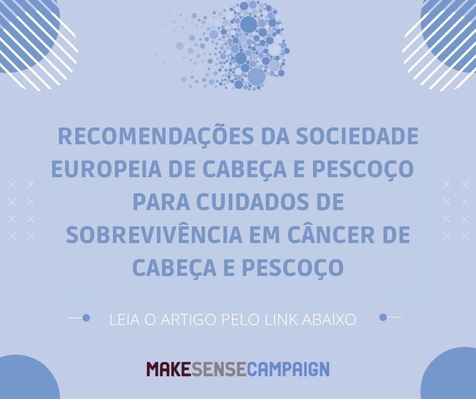 MakeSenseBrasil's tweet photo. Em agosto, as primeiras recomendações de sobrevivência ao #CâncerDeCabeçaEPescoço específicas para a Europa foram publicadas em @OncologyAdvance. Estes propõem como os cuidados de sobrevivência são melhor geridos nos sistemas de saúde europeus. https://t.co/RO1xuWyN1T