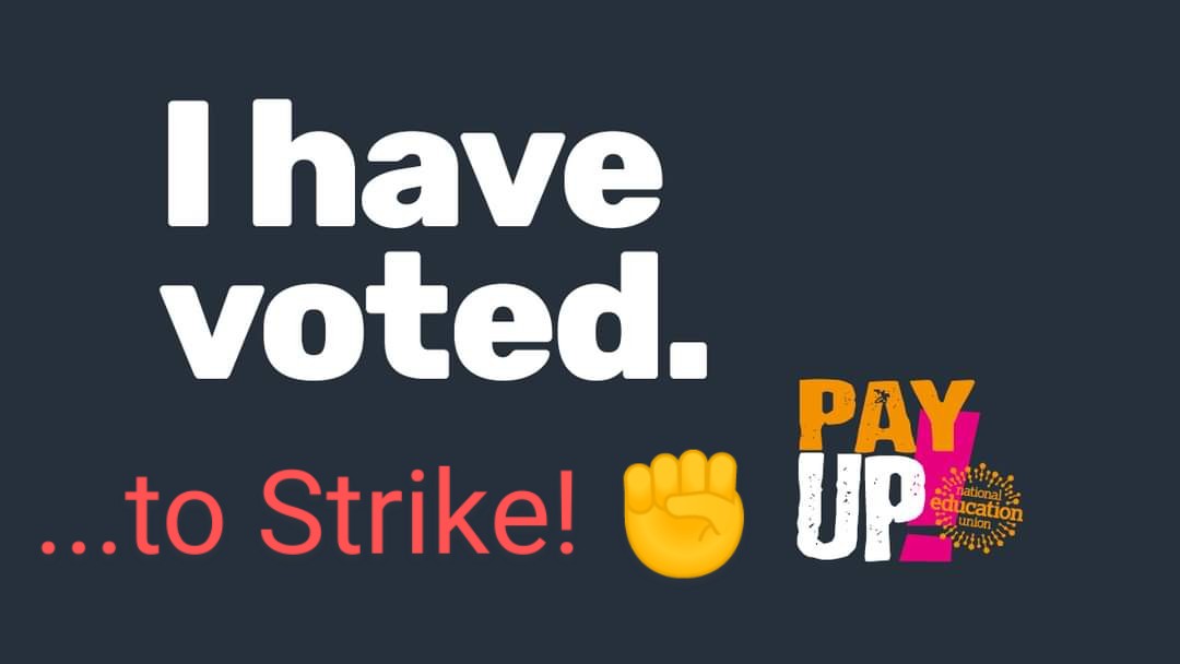#NEU  #EnoughlsEnough #PayUpNow #TeachersDeserveBetter #StrikeTogether