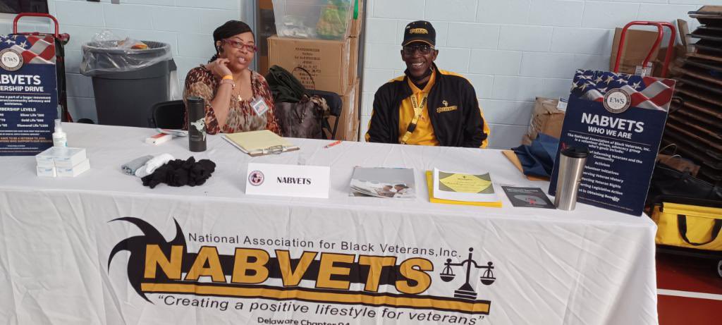 Yesterday at the Veterans Stand Down event in Dover.