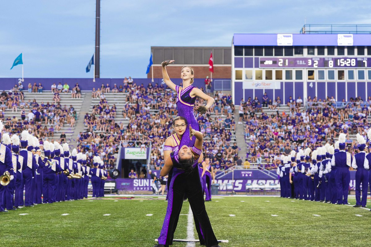 JMU Colorguard tweet media