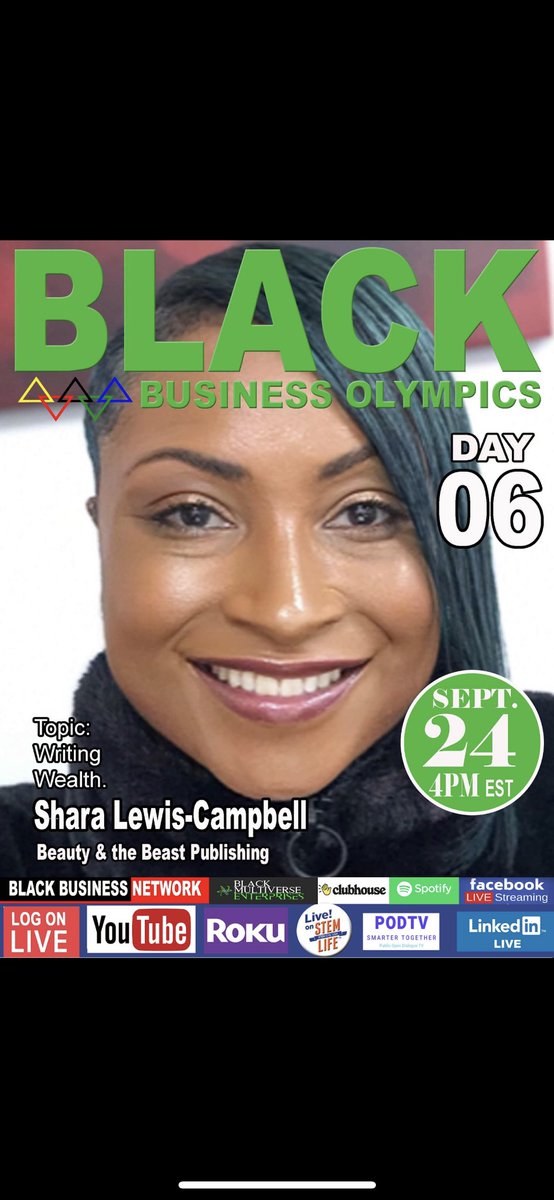 Black Business Olympics is live right now m.youtube.com/channel/UCpbmA… tune in!!
