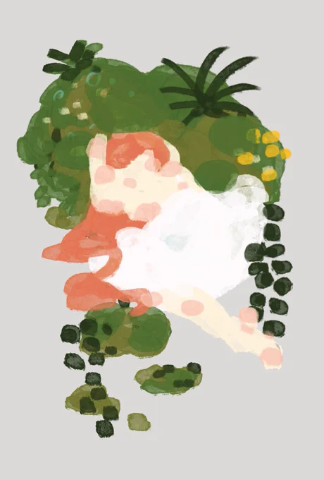 #artroomingMKT制作中明日から線画作る 