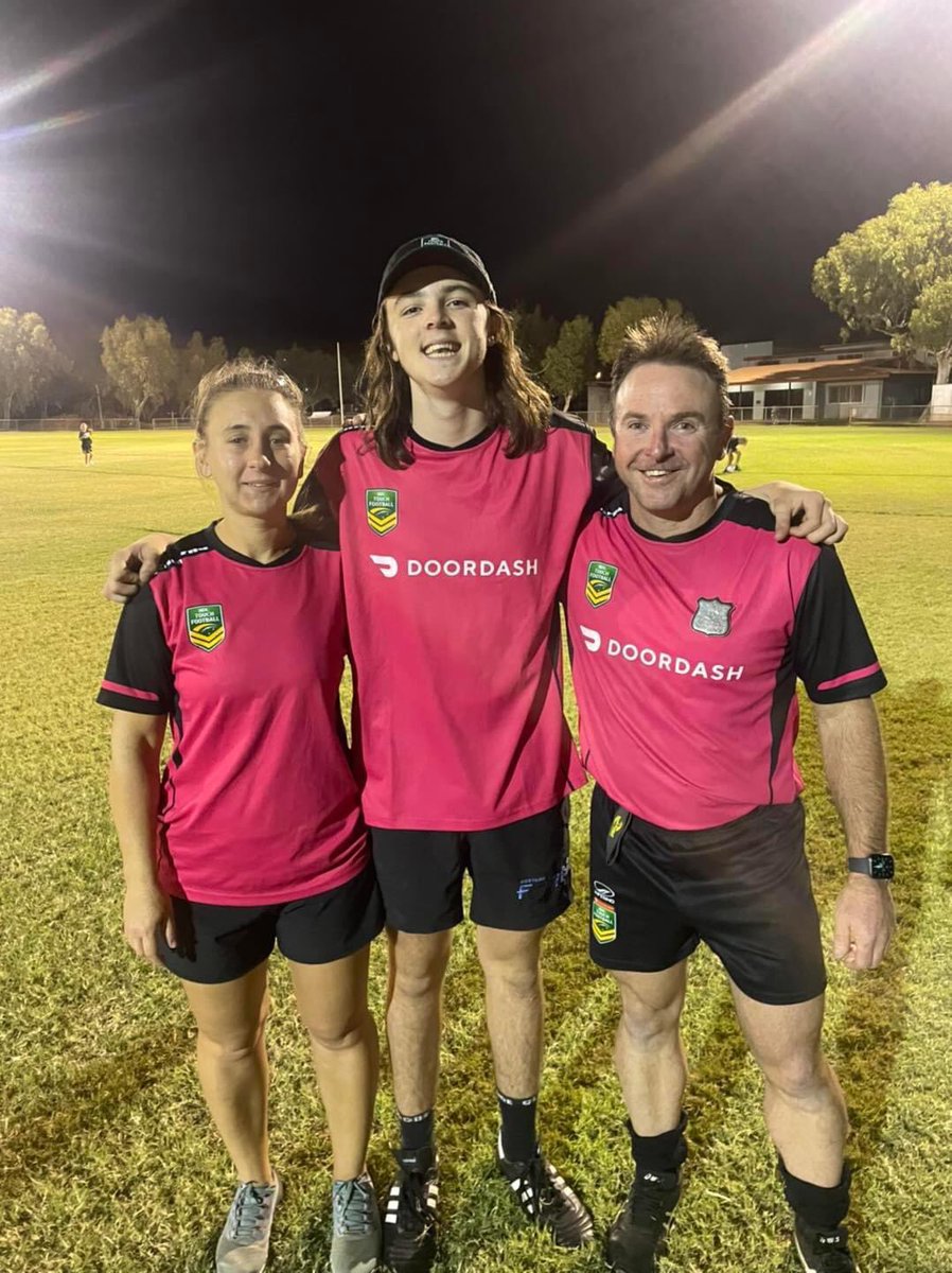 watouchrefs's tweet photo. Last week Exmouth Touch had their grand final. For the first time in a while they had two local refs take control of the game. Congratulations Noah and Tonya! https://t.co/gfG1Z45MOt