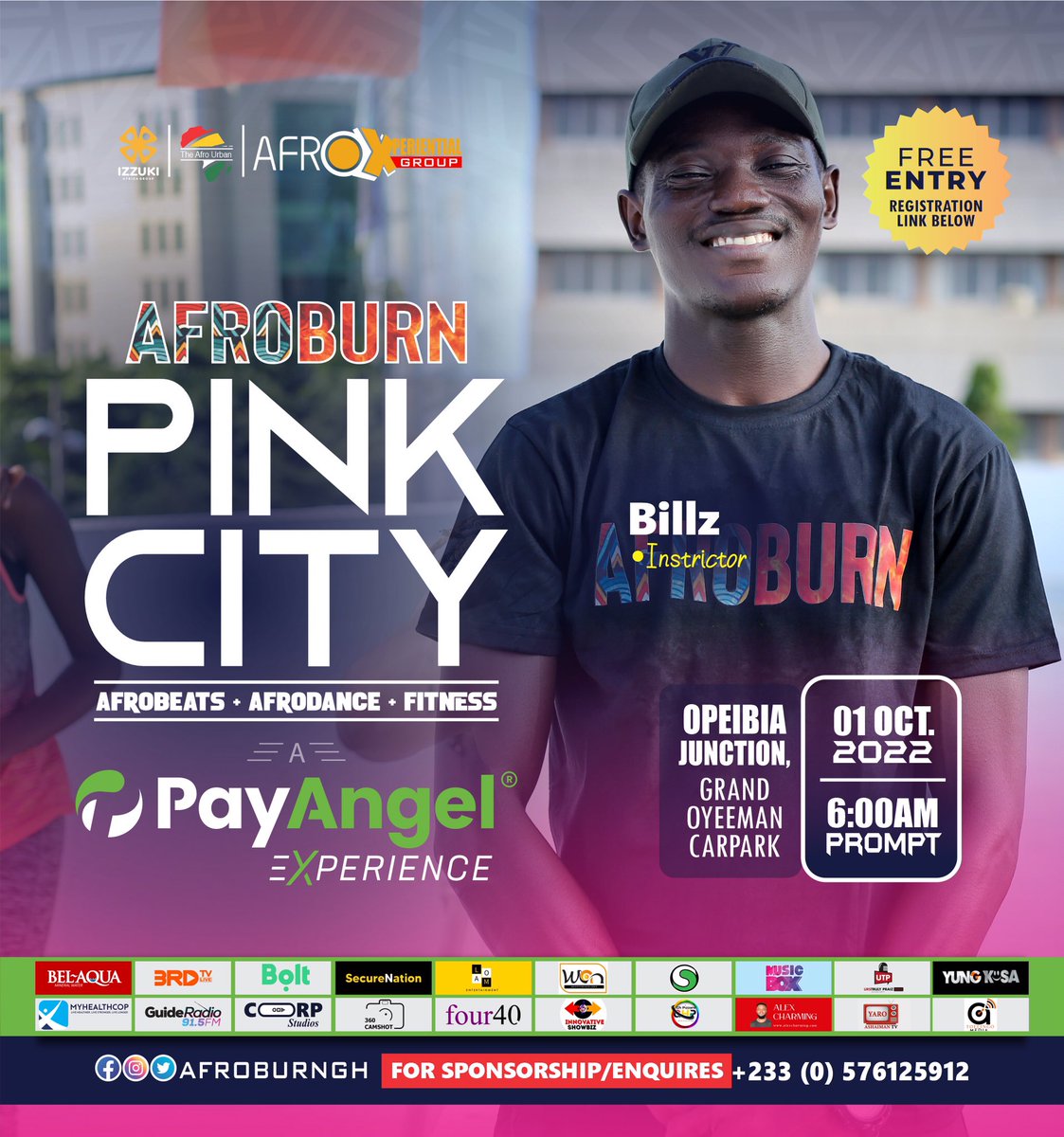 afroburnfc's tweet photo. @billsfitness_gh is on ! 
See you on Saturday 💪🏼

Hit the link in bio to Register now https://t.co/RjXzJ0GUWK