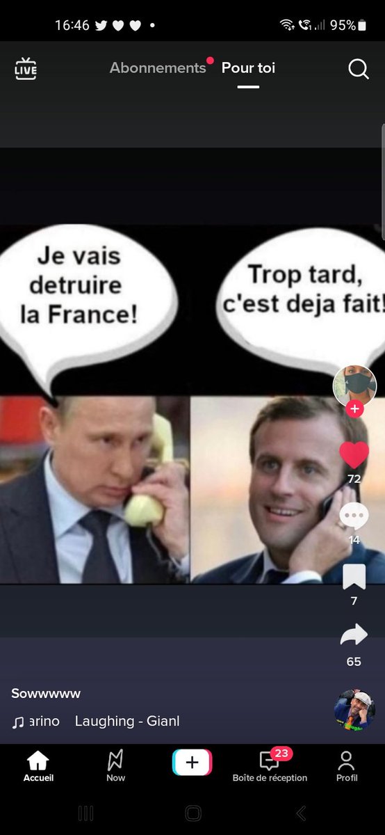La blague du soir !
Ouf , l' honneur  est sauf !