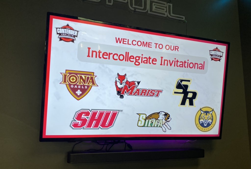 Special thanks to <a href="/ContenderHV/">Contender Esports Hudson Valley NY</a> for hosting the Intercollegiate Invitational. Good luck <a href="/Marist_Esports/">Marist Esports</a>
