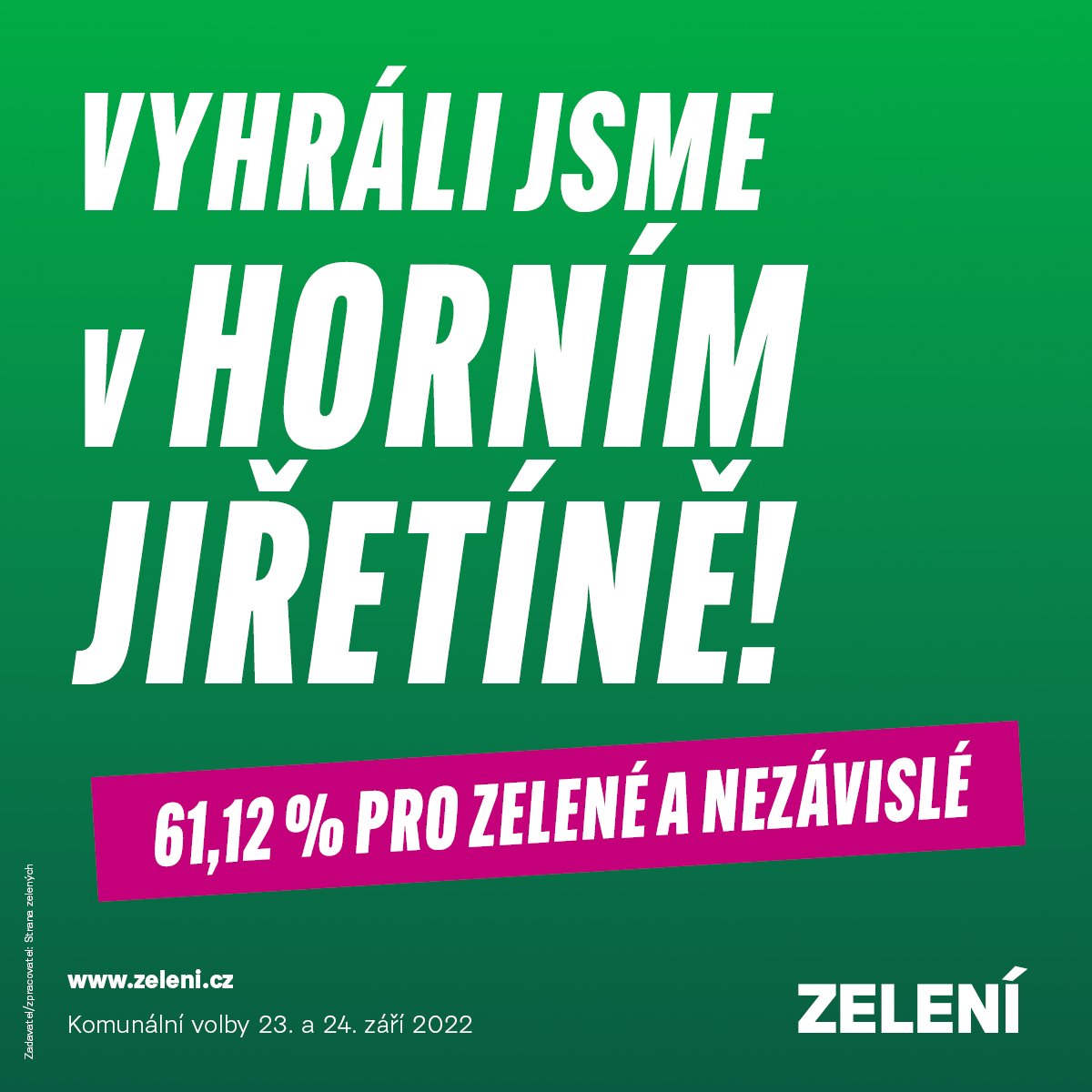 szustecko's tweet photo. Zpráva z nejmilejších, Zelení v Horním Jiřetíně dokazují, že jsme tuto obec nezachraňovali zbytečně. Skvělá práce! Gratulace zeleným kandidátům i kandidátkám a starostovi Vladimíru Buřtovi! 💚😮💪👍🤩 https://t.co/slyPitO5XN