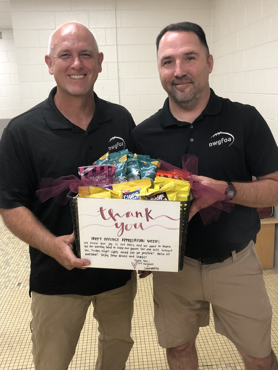 coachafowler's tweet photo. @OfficialGHSA has set this week aside for Officials Appreciation Week. Southeast Whitfield wants to thank all our officials for their hard work and dedication to our student- athletes! https://t.co/Gsidb7nrZG