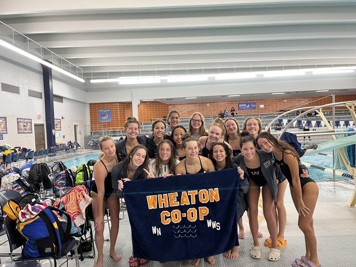 MsShawWN's tweet image. Girls COOP ready to take on Finals today at the @wcswimming Championship Meet 🎉🧡💙