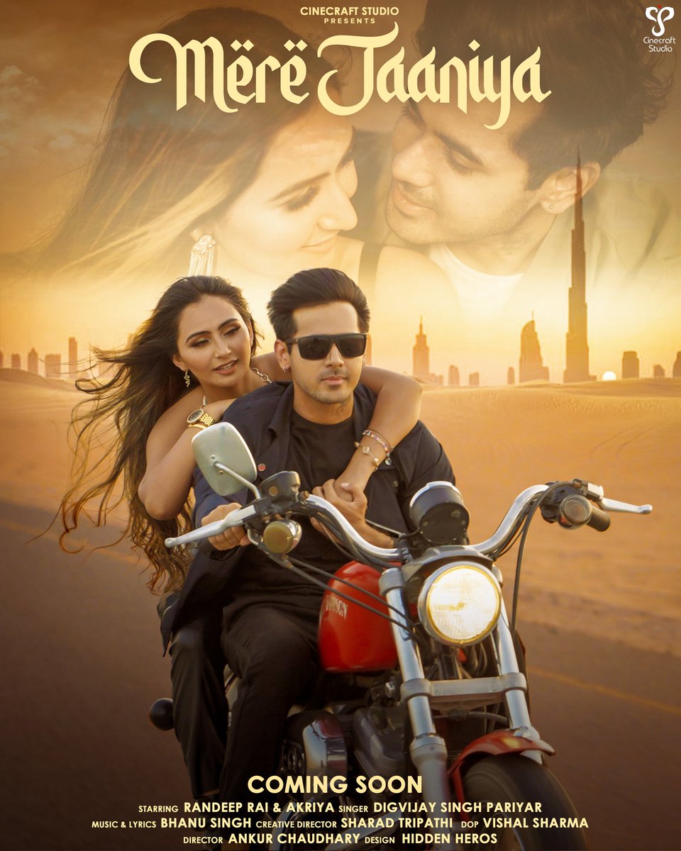 True LOVE Stories Never Have ENDINGS.💥 #MereJaaniya Coming Soon! 💞🎧 Presented by @CinecraftStudio Featuring Randeep Rai and Akriya Sung by Digvijay singh Pariyar . . #RandeepRai #Akriya #DigvijaySinghPariyar #CineCraftStudio #LoveSong #Trending #SarojKaRishta #NewMusic