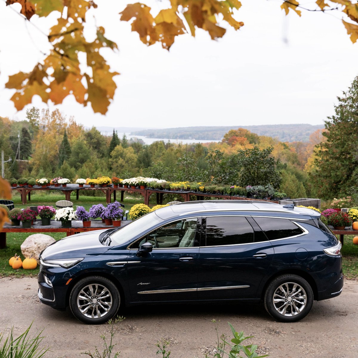 Fall breeze, autumn leaves. 🍃🍂

#BuickEnclave