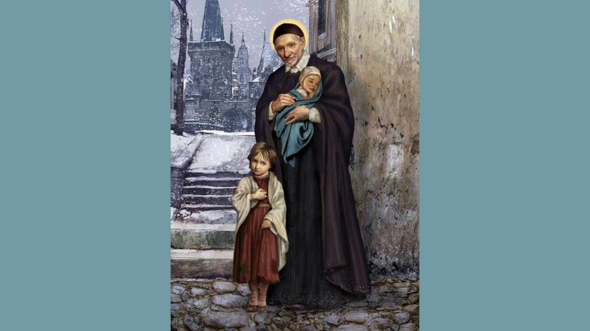 automcatholic's tweet photo. Tuesday, September 27th is the feast of St. Vincent de Paul!
For a holy card with a prayer to St. Paul, visit the link below:
https://t.co/HDO0CXYT6X
#Autom #AutomCatholic #AutomCatholicLiving #SaintVincentDePaul https://t.co/mVqsLRTYOn