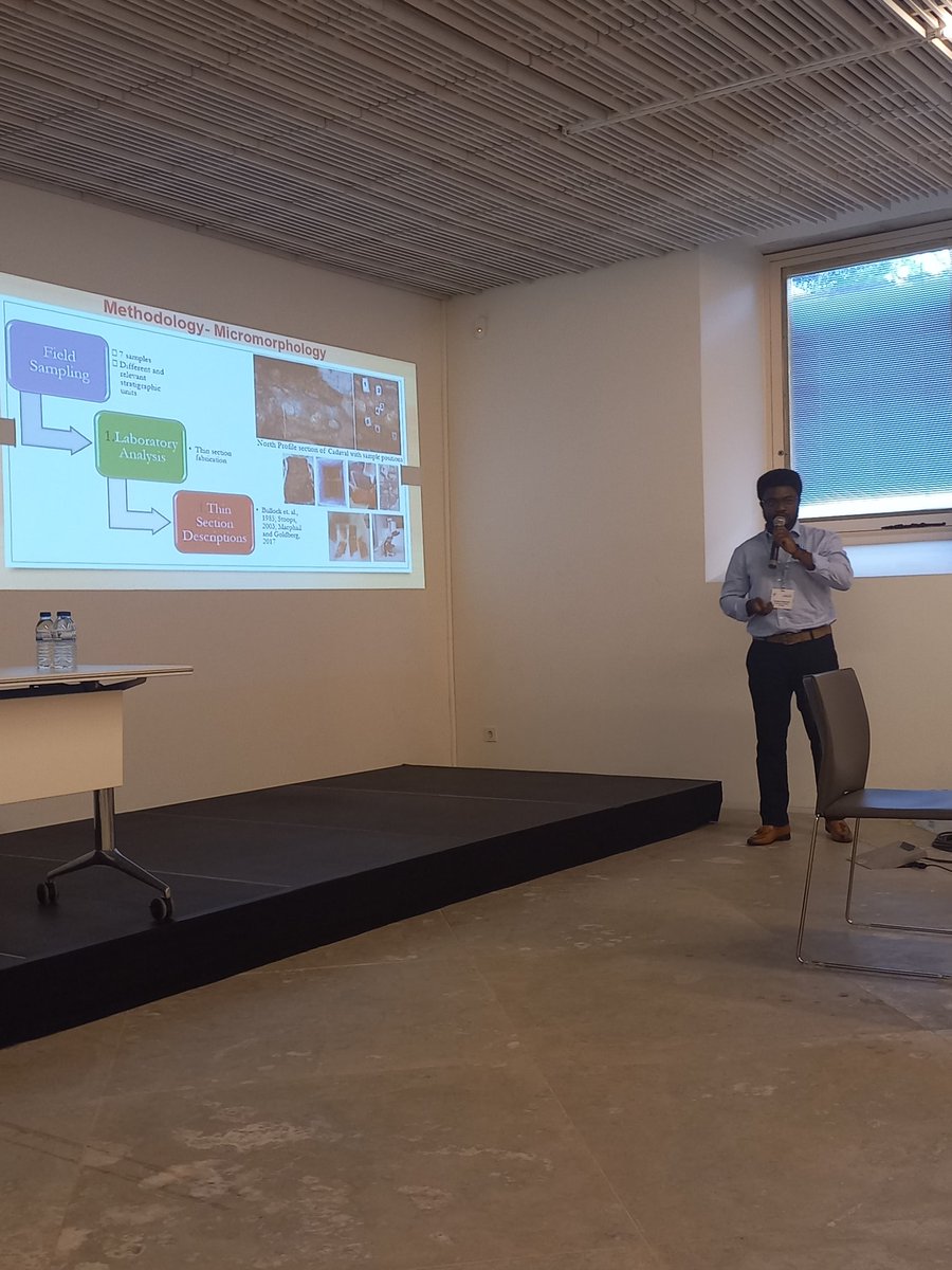Rt_Hon_Adewumi's tweet photo. I had the opportunity to present our paper on #Micromorphology and also Co-Chaired the #Geoarchaeology session with @zmbmrz at the recently concluded 10th @IAGAIG conference, held in Coimbra, Portugal. 
It was a great forum for fruitful deliberations and interactions. 
#phdlife https://t.co/ZU14P70OAd