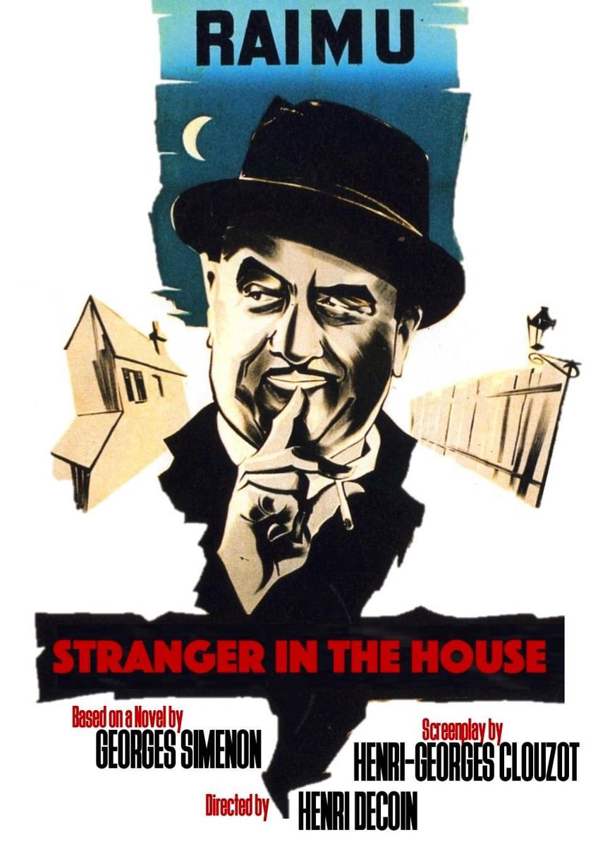 disc_connected's tweet photo. ***ANNOUNCEMENT***
Coming soon from @kinolorber: #StrangerInTheHouse (1942)!
2K Restoration!
aka The Strangers in the House
Screenplay by Henri-Georges Clouzot
Based on a Novel by Georges Simenon
Starring Raimu, Juliet Faber & Jean Tissier https://t.co/egt255ukoG