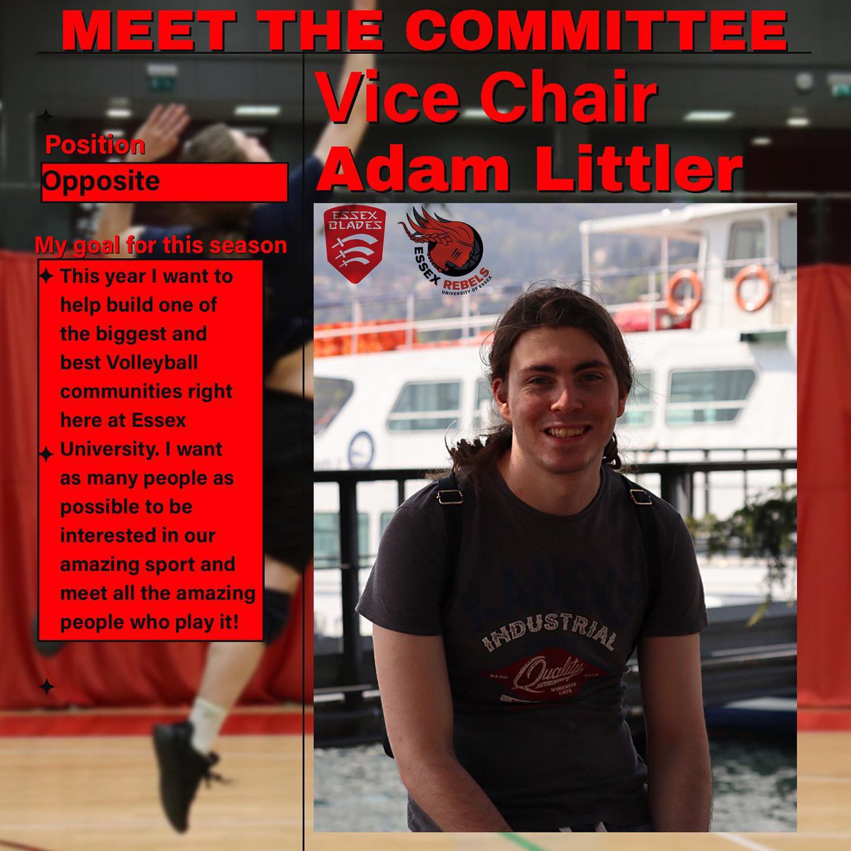 MEET THE COMMITTEE 
Chair: Flik Chambers 
Vice Chair: Adam Littler