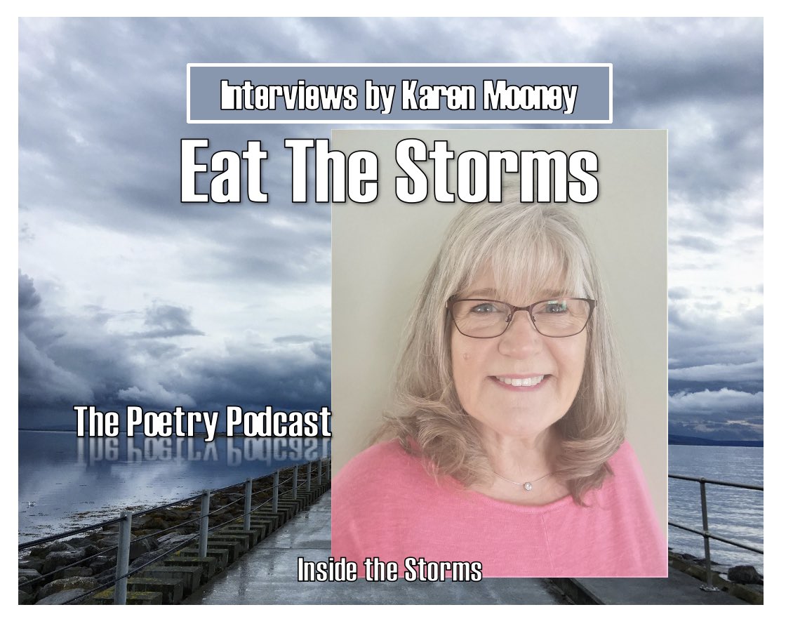 Today from 5pm on your preferred podcast platform, your favourite poetry #podcast hosts 57 ⭐️ contributors from the inaugural issue of @StormsJournal of #poetry #prose & #visualart & also the 1st interview by @1karenmooney for Inside the Storms Tune in to #StayBloodyPoetic ⚡️⚡️