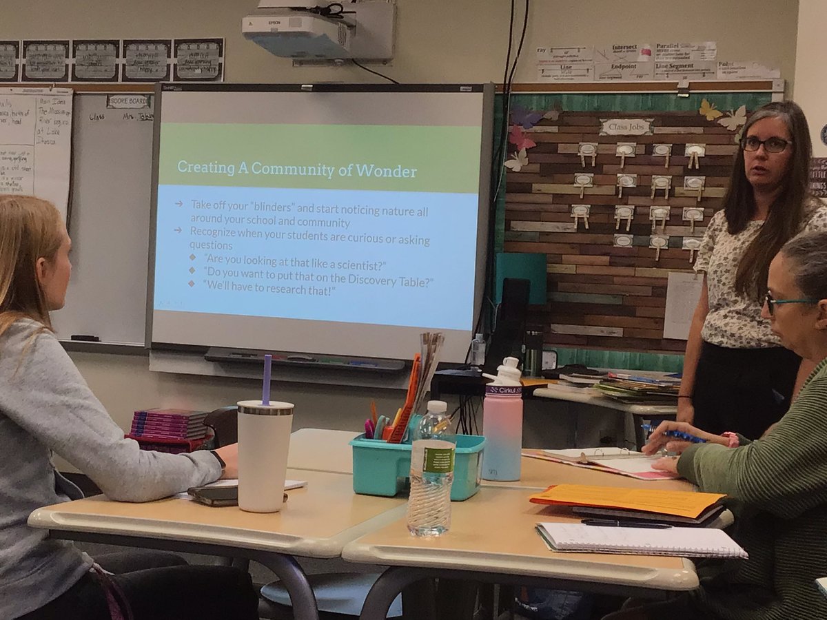 lmuellerTMP's tweet photo. Anytime you can catch PD presented by @MrsReynoldsRBE you must attend! Her passion for place based learning and student inquiry is contagious. #2022MMLA #cpsbest #SaturdayPD https://t.co/QFapCAcf9p