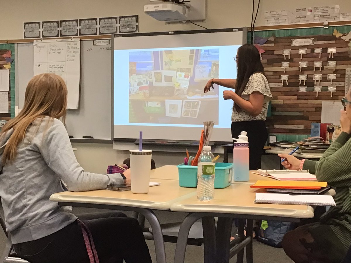 lmuellerTMP's tweet photo. Anytime you can catch PD presented by @MrsReynoldsRBE you must attend! Her passion for place based learning and student inquiry is contagious. #2022MMLA #cpsbest #SaturdayPD https://t.co/QFapCAcf9p