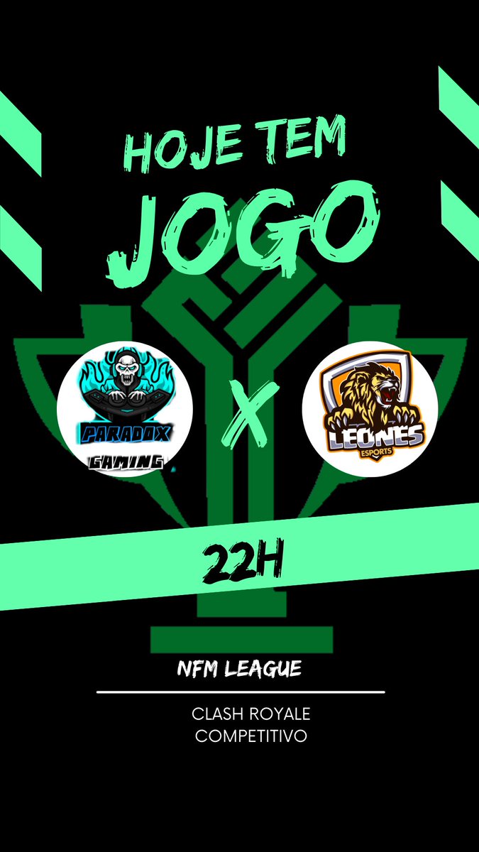 Steike_CR's tweet photo. HOJE TEM TAMBEM ESTREIA PELA POWER LEAGUE @Power_League_
PARADOX GAMING🆚LEONES SPORTS
#GOPARADOX https://t.co/jrecqX3N9C
