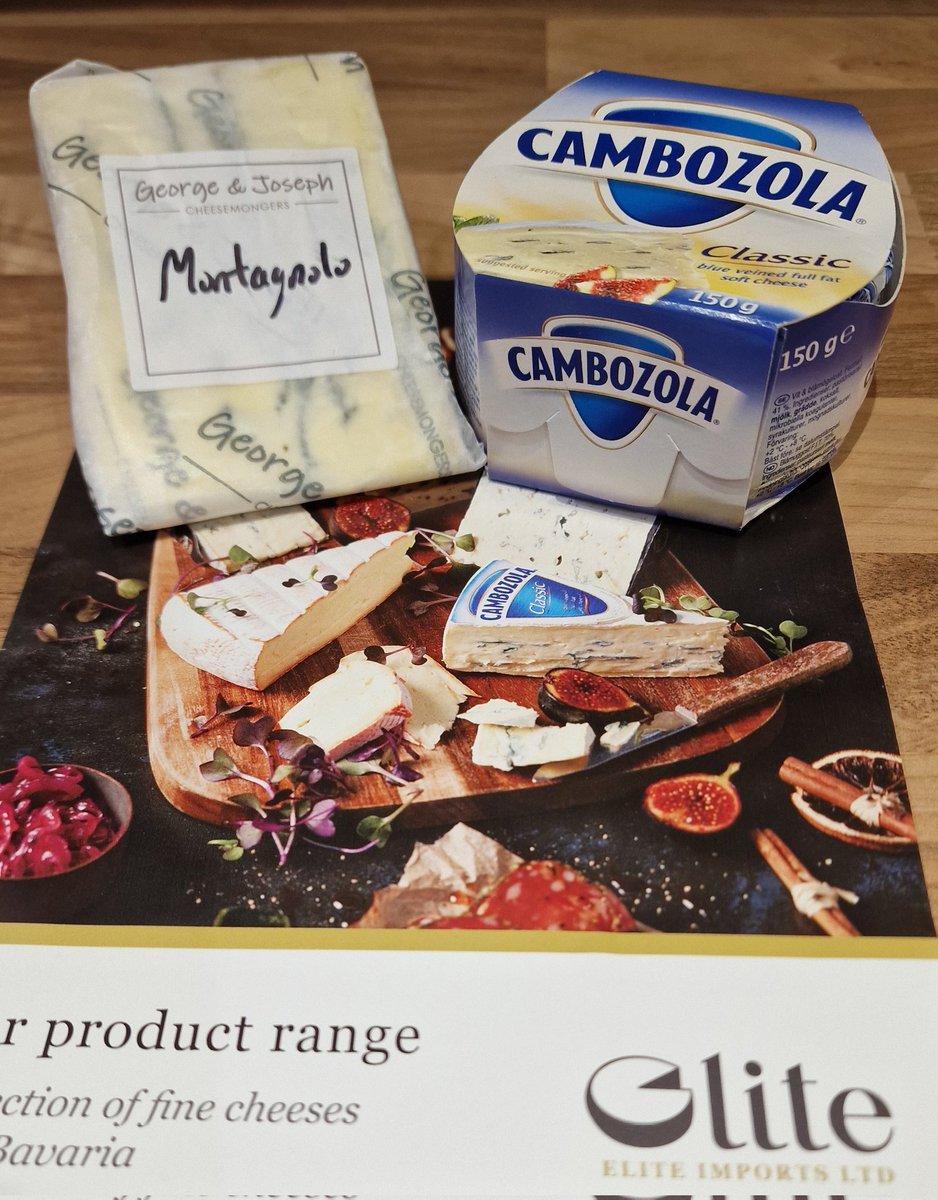 Just came home to find a package on my doorstep.... Cheese! Thank you <a href="/EliteImportsLtd/">Elite Cheese Imports</a>. Montagnolo Affine is one of the best German cheeses. A triple cream cheese which is a mix between a Brie and a Blue. Stunning!