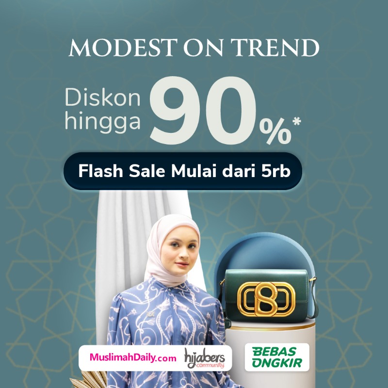 tokopedia's tweet photo. Di #ModestOnTrend kamu bisa menemukan outfit-outfit cantik, makeup dan skincare dengan Diskon hingga 90% dan Flash Sale mulai Rp 15rb. Cek di sini > https://t.co/7odRqhUXZ3
#Fashion #TokopediaPromo