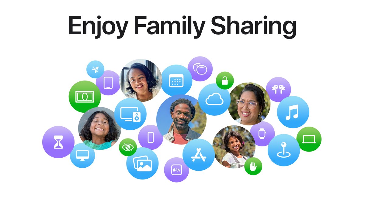 AppleSupport's tweet photo. Share iTunes Store and App Store purchases, your iCloud+ subscription, and more, without sharing your Apple ID.

You can set up Family Sharing to share with up to five other people in a household. Learn more: https://t.co/xMEUfcWfnw https://t.co/2DWuqcDwZ6