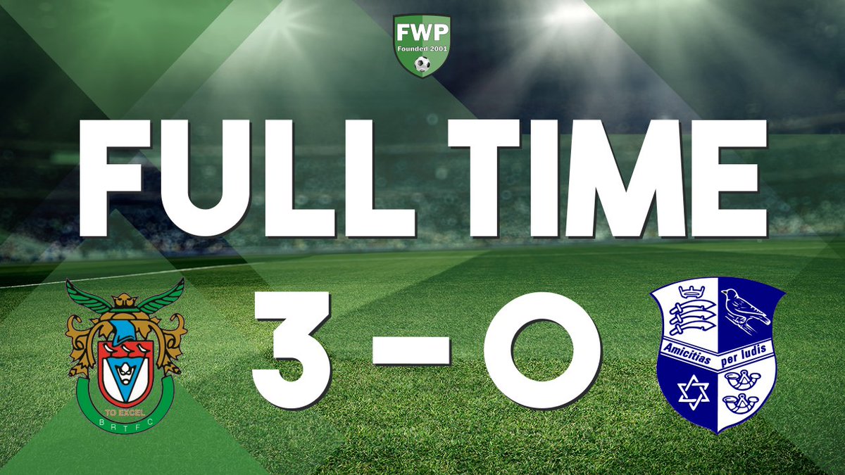 FULL-TIME: Bognor Regis Town 3-0 Wingate &amp; Finchley #IsthmianLeague