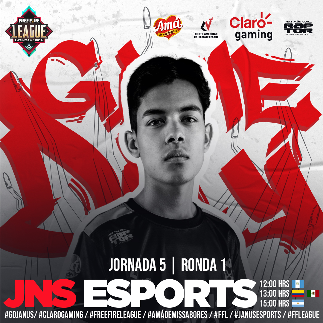 JanusEsports's tweet photo. ¡Nueva jornada, nuevas estrategias! 🦁🥵
#JanusEsports #Clarogaming #Amádemissabores
#Playnacl #Hazmasconraptor #FreeFireLeague https://t.co/lCjgoRYuHB