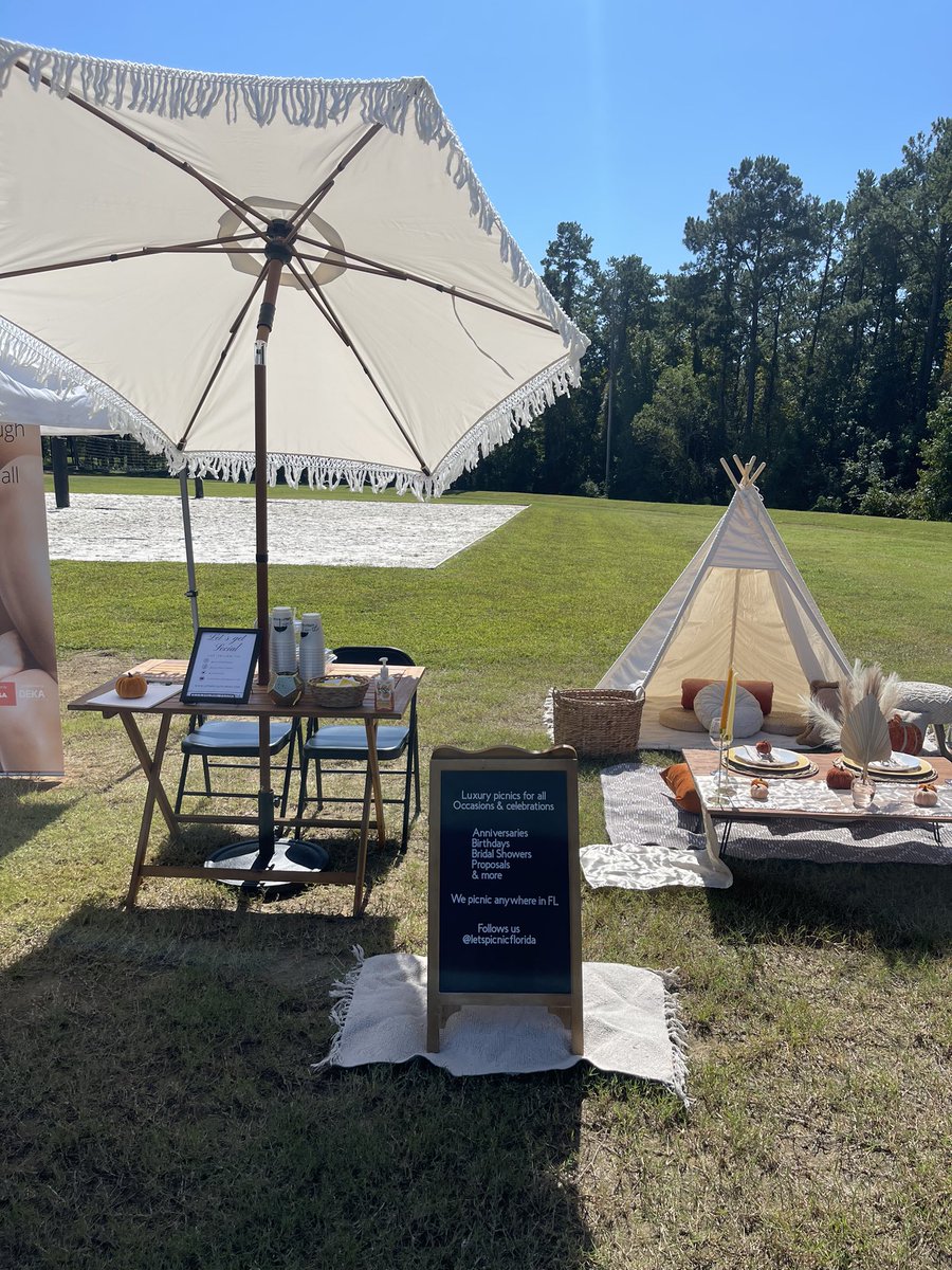 FSUAlex_'s tweet photo. Business first.. before the play. Come check out @LetsPicnicFL at the northside community fair center. Nole Fans come check us out and the other small business in tally! https://t.co/atrtpnxhvv