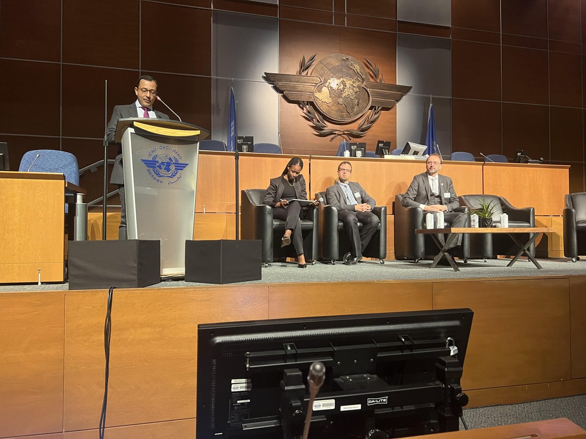 <a href="/fethichebil/">fethi chebil</a> takes the stage at the 2022 <a href="/ICAO/">ICAO</a> Innovation Fair. He’s presenting t on the regulatory challenges facing urban air mobility. #FutureAviation