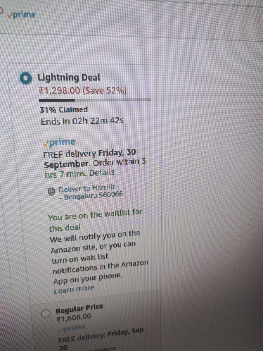 harshit1dixit's tweet photo. @amazonIN what the f***is this🥲🥲 https://t.co/glDjC7gXI0
